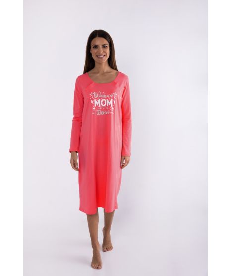 Women's nightgown - 2174-crvena